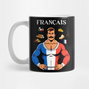 Francais: Strong Man Mug